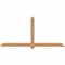 Ekena Millwork Eugene Smooth Timber Gable Bracket, Western Red Cedar, 108"W x 49"H x 1 1/2"D x 5 1/2"F, 11/12 Pitch GBW108X49X0206EUG00SWR - alternate 1